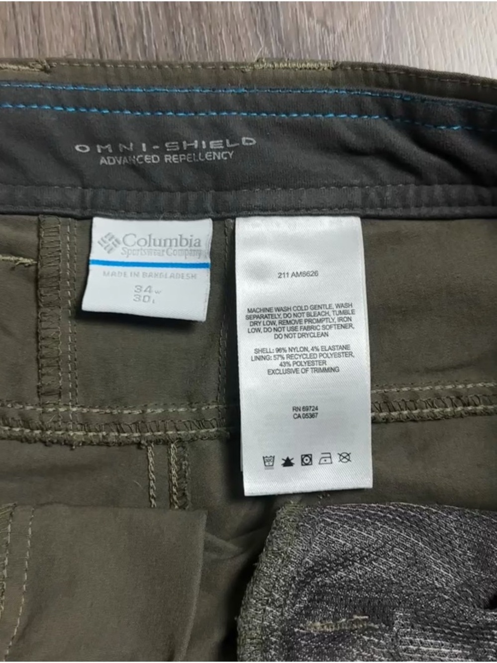 Columbia Cool Creek Omni-shield Cargo Pants - Picture 5 of 5